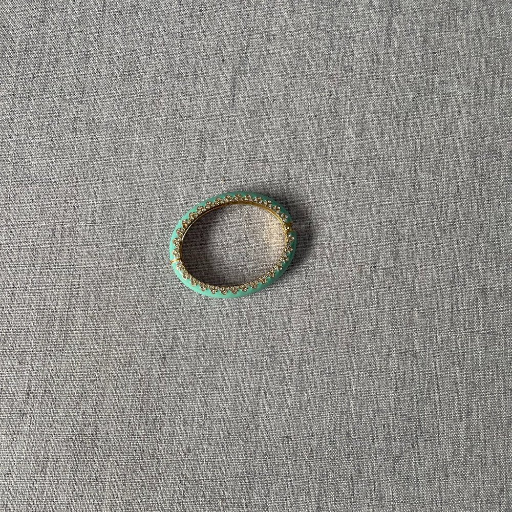 Stella & Dot turquoise enamel bracelet